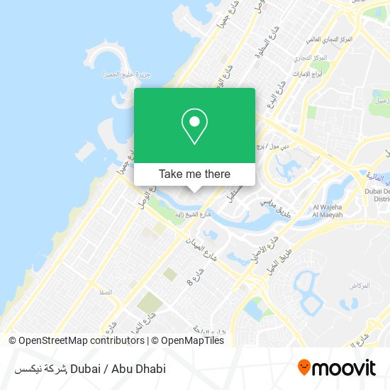 شركة نيكسس map