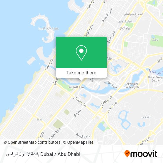 قاعة لا بيرل للرقص map