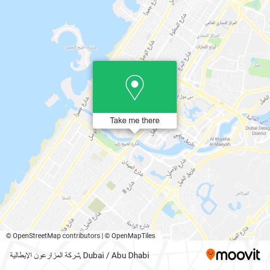 شركة المزارعون الإيطالية map