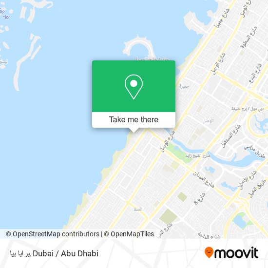 برايا بيا map