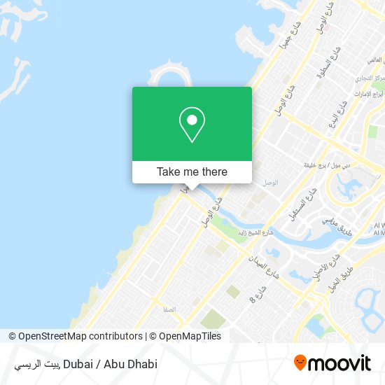 بيت الريسي map