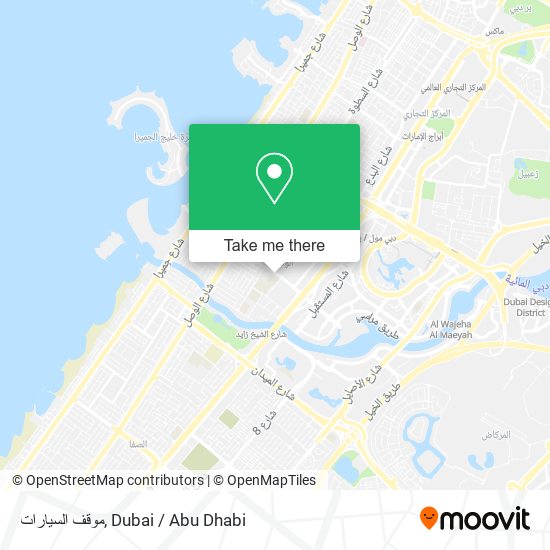 موقف السيارات map