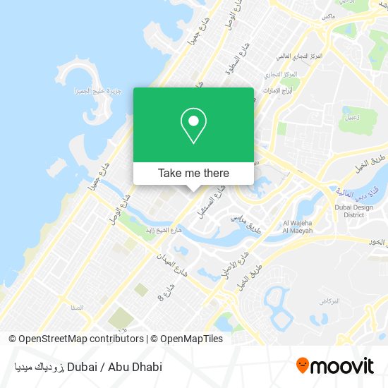 زودياك ميديا map