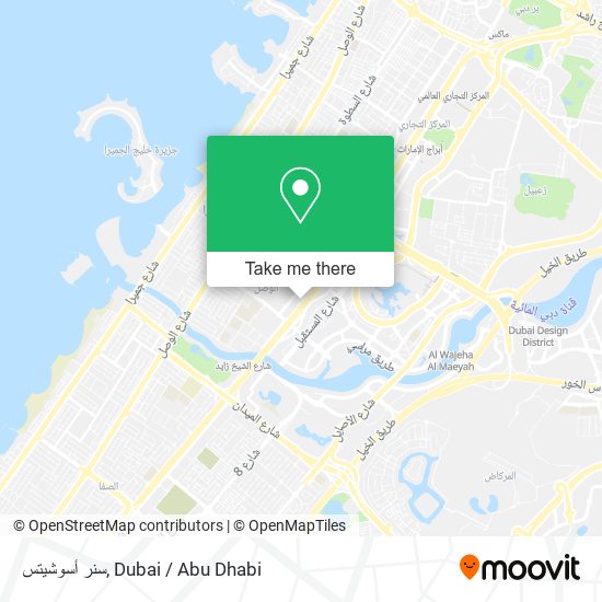 سنر أسوشيتس map