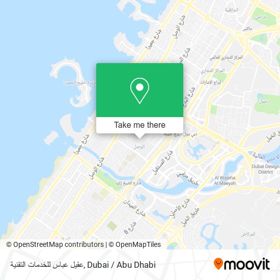 عقيل عباس للخدمات التقنية map
