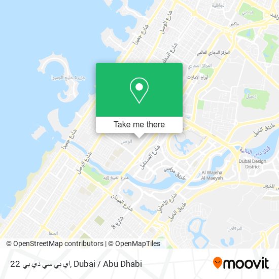 اي بي سي دي بي 22 map