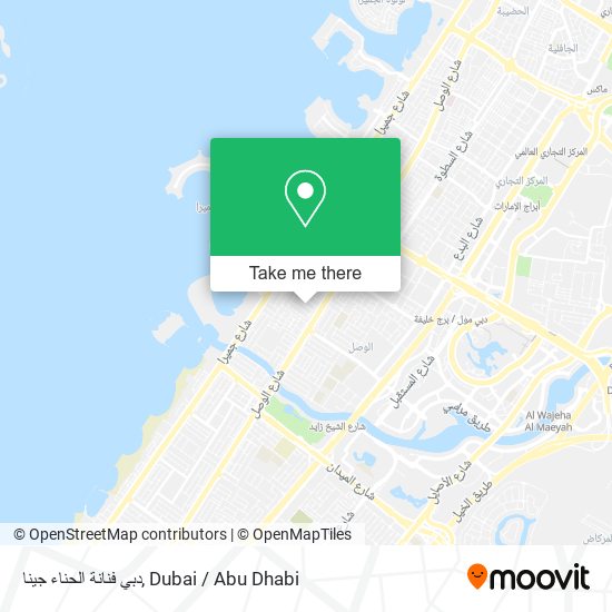 دبي فنانة الحناء جينا map