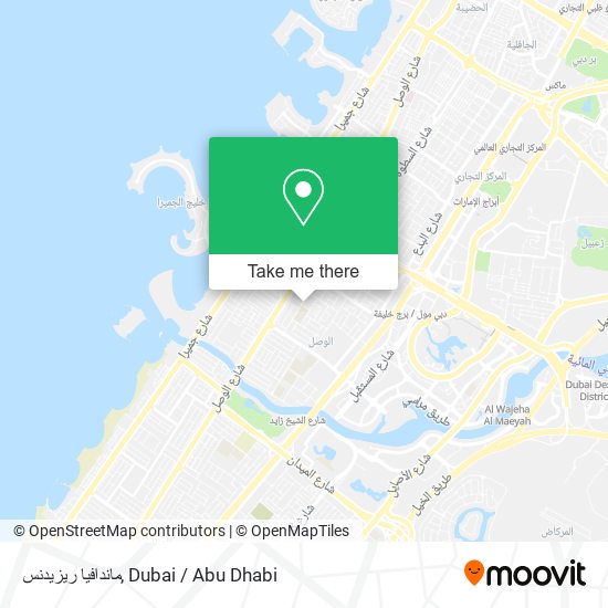 ماندافيا ريزيدنس map