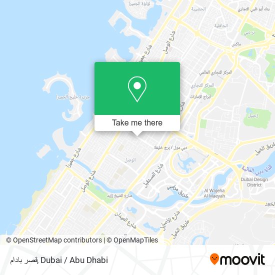 قصر بادام map