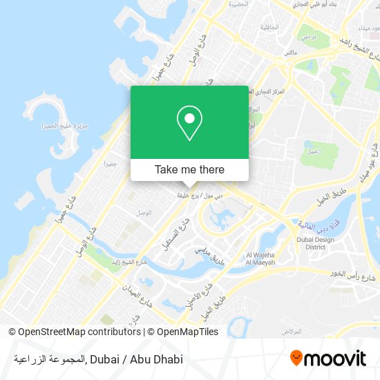المجموعة الزراعية map