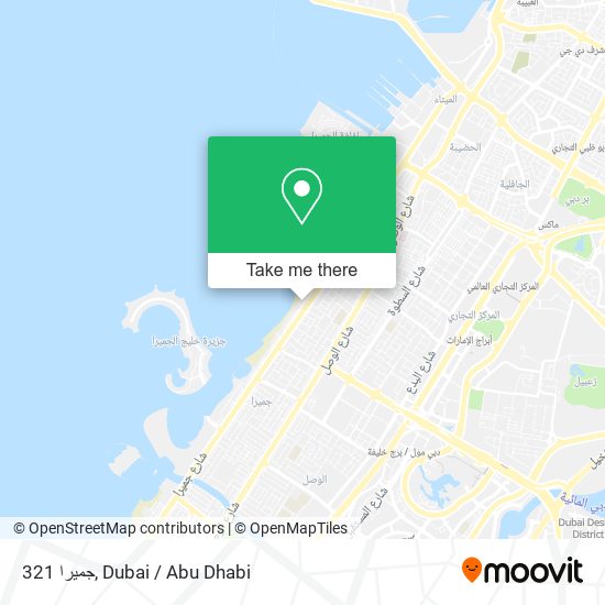 جميرا 321 map
