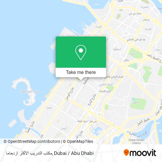 مكتب التدريب الأكثر ازدحاما map