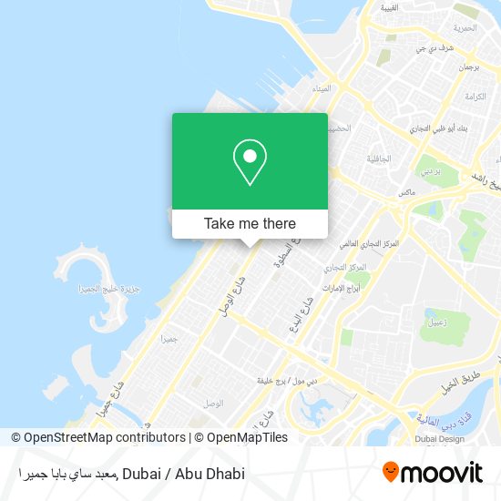 معبد ساي بابا جميرا map