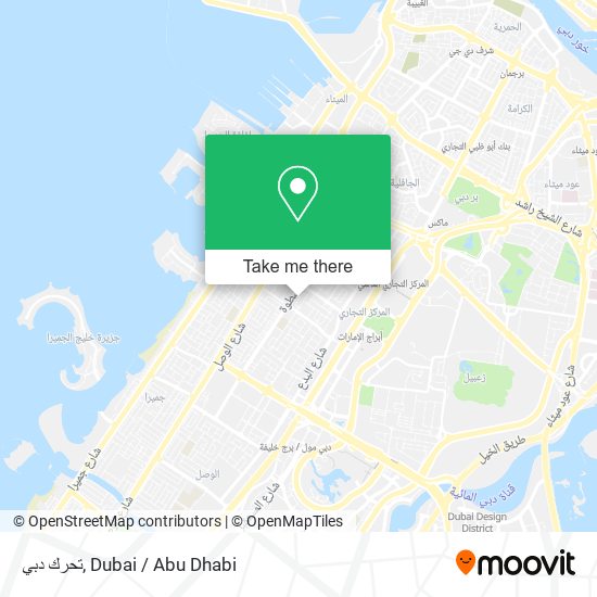 تحرك دبي map