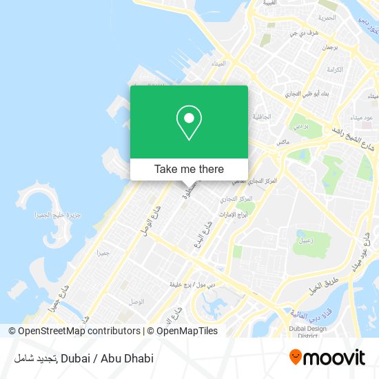 تجديد شامل map