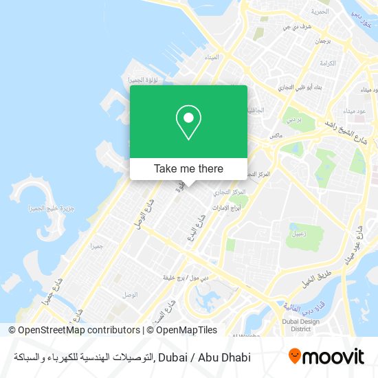 التوصيلات الهندسية للكهرباء والسباكة map