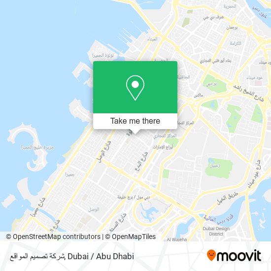 شركة تصميم المواقع map