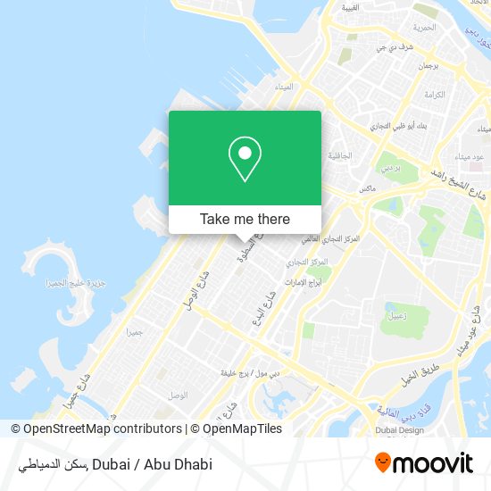 سكن الدمياطي map