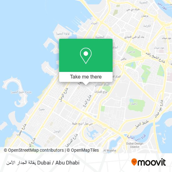 بقالة الجدار الآمن map