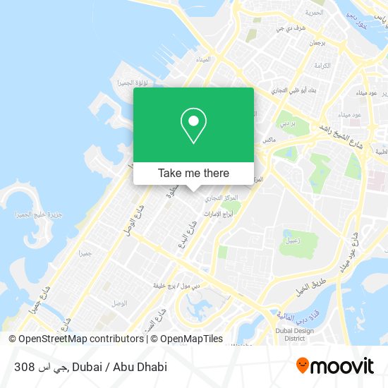 جي اس 308 map