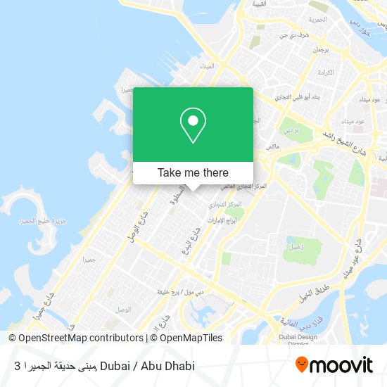 مبنى حديقة الجميرا 3 map