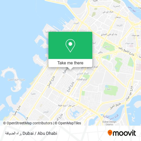 راه الضيافة map