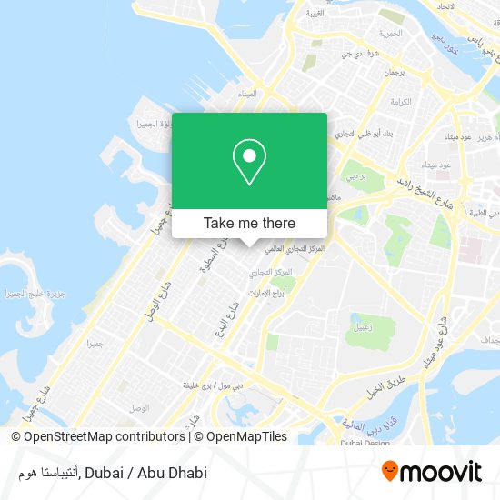 أنتيباستا هوم map