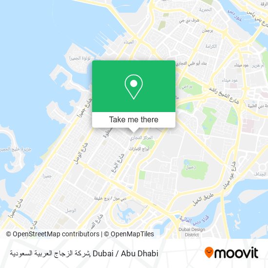 شركة الزجاج العربية السعودية map