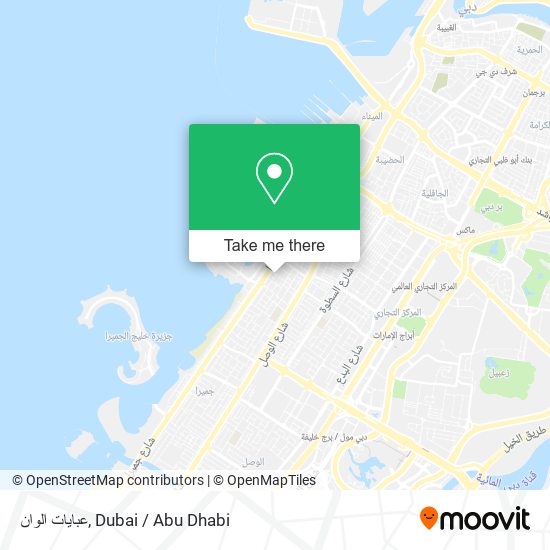 عبايات الوان map