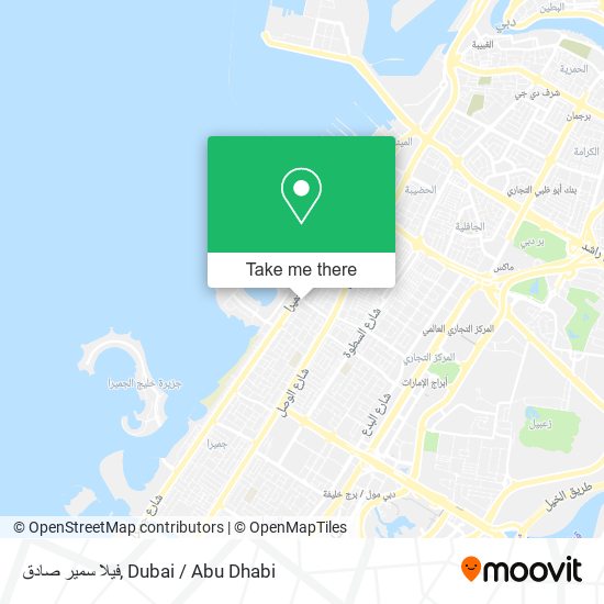 فيلا سمير صادق map