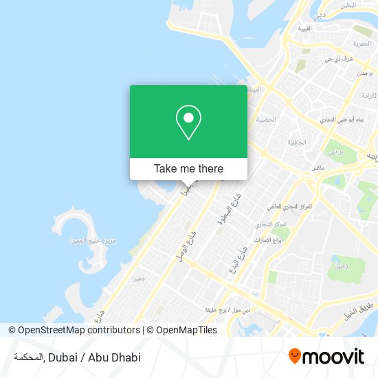 المحكمة map
