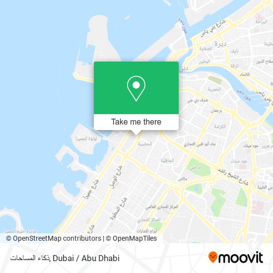 ذكاء المساحات map