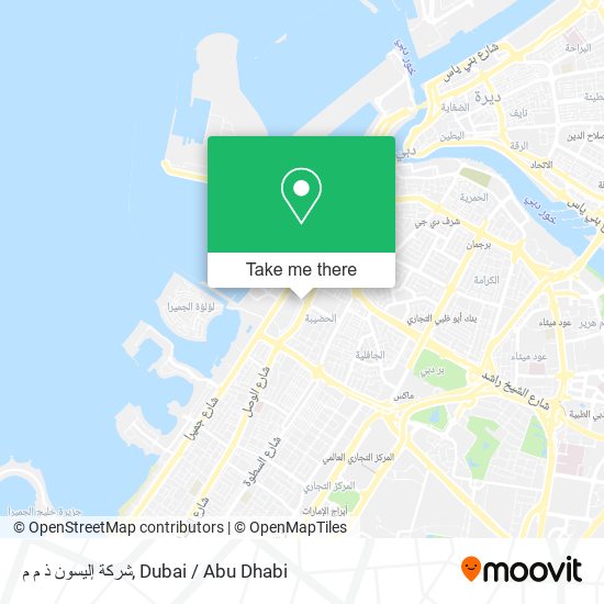 شركة إليسون ذ م م map