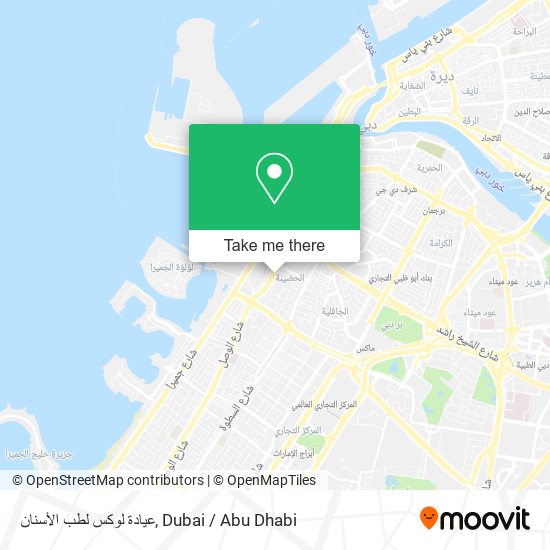 عيادة لوكس لطب الأسنان map