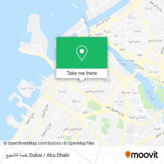 خيمة التشجيع map