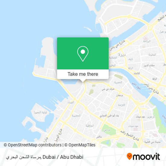 مرساة الشحن البحري map