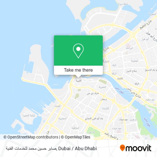 صابر حسين محمد للخدمات الفنية map
