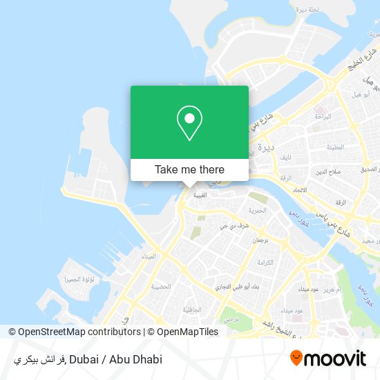 فرانش بيكري map