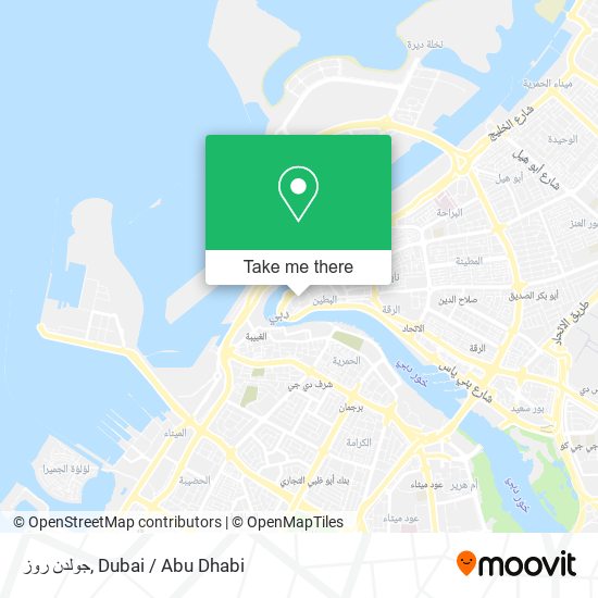 جولدن روز map