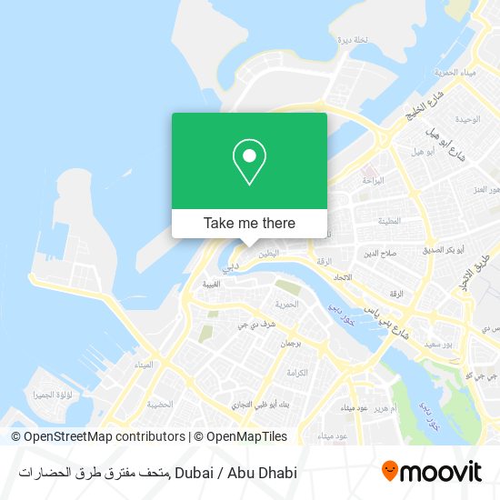 متحف مفترق طرق الحضارات map