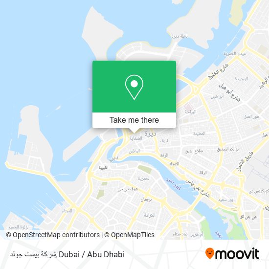 شركة بيست جولد map