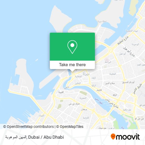 المهن الموهوبة map
