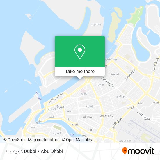 ديموند سبا map