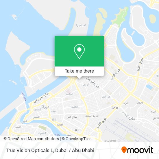 True Vision Opticals L map