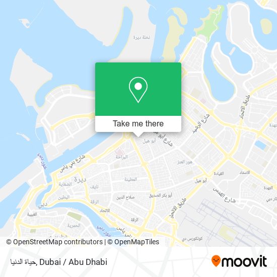 حياة الدنيا map