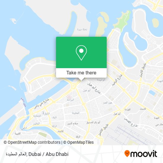 العالم المطيدة map