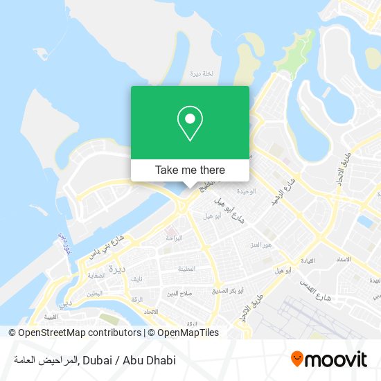 المراحيض العامة map