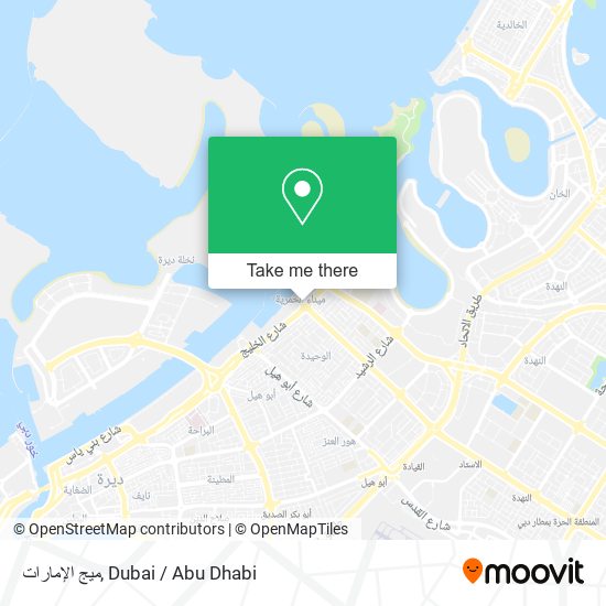 ميج الإمارات map