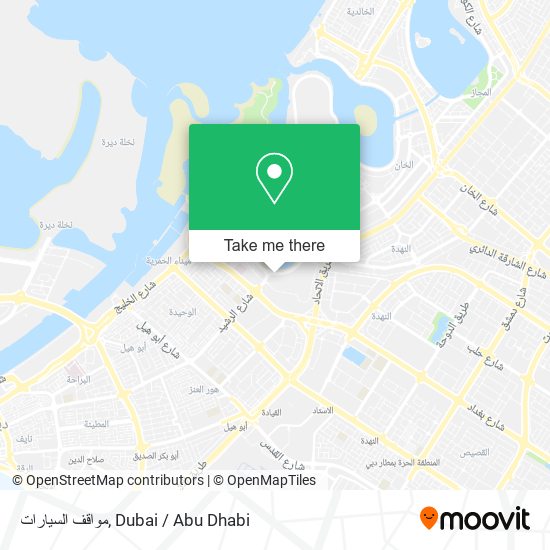 مواقف السيارات map
