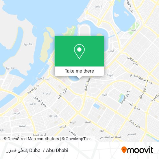 شاطئ الممزر map